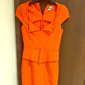 ASOS Orange Stretchable Dress